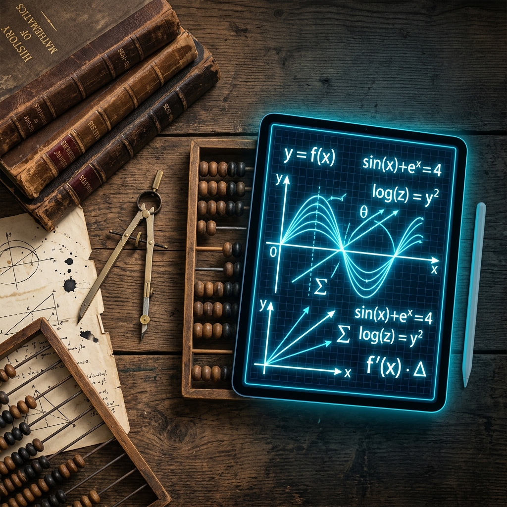 Evolution of Mathematics Tools: From Abacus to Digital Tablet Grid