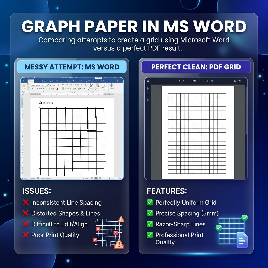 Graph Paper in Word